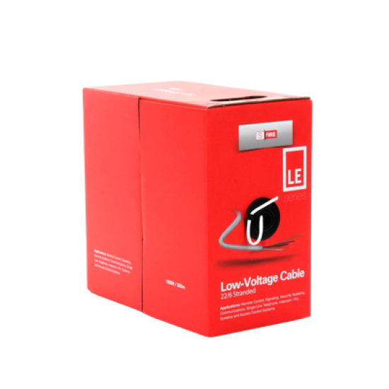 Bobina de 305 Metros / Cable de CCA / 6 x 22 AWG / Tipo Aluminio Revestido de Cobre / Aplicaciones en Control de Acceso / Alarmas de Intrusión/Control de Acceso / Automatización / Interfonos y TV Porteros 