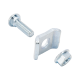 Kit 3 para unir tramos de charolas, con acabado Electro Zinc 