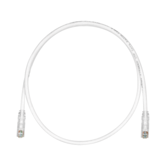 Cable de Parcheo TX6, UTP Cat6, 24 AWG, CM, Color Blanco Mate, 3ft