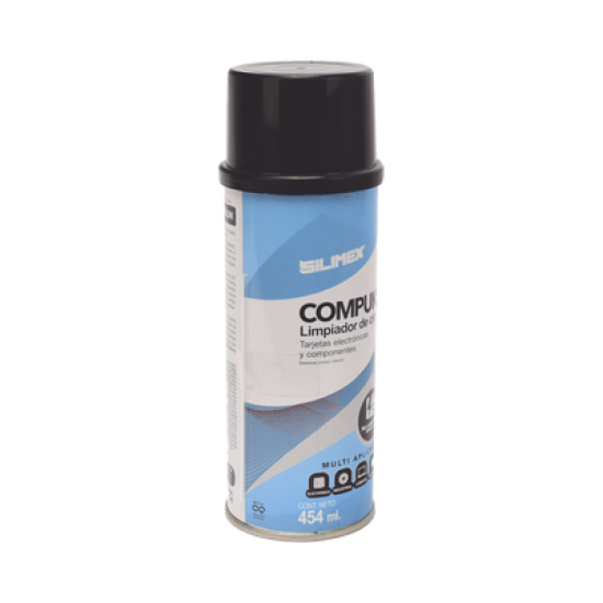 Limpiador desengrasante en aerosol dielectrico, para tarjetas electrónicas y circuitos, bote 454 ml