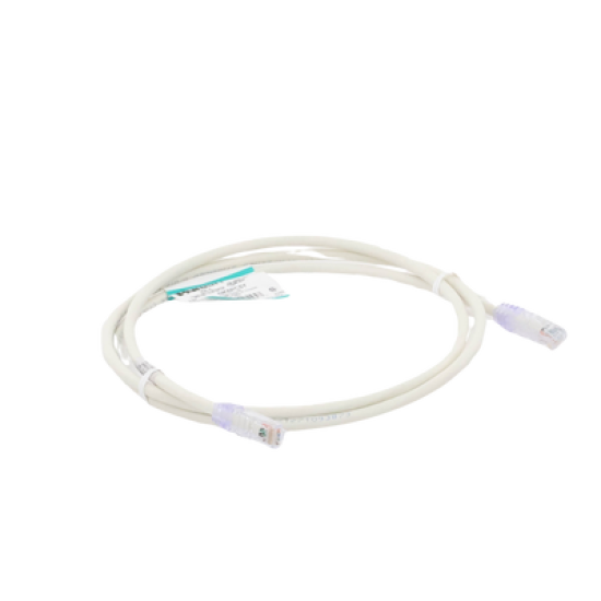 Cable de parcheo UTP Categoría 6, con plug modular en cada extremo - 1.5 m. - Blanco Mate