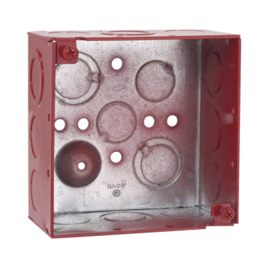 Caja Cuadrada Galvanizada  de 4