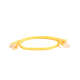 Cable de parcheo UTP Cat6 - 0.5 m - amarillo