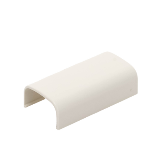 Unión recta, para uso con canaleta LD5, material ABS, Color Blanco Mate