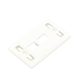 Placa de Pared Modular 10G MAX de 2 Salidas, Color Blanco