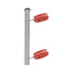 Aislador de color Rojo para postes de esquina de alta Resistencia con Anti UV de uso en cercos eléctricos