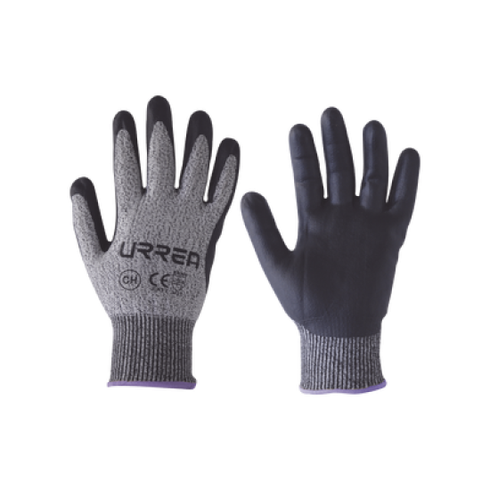 Guantes talla mediana supraneema con recubrimiento de nitrilo.