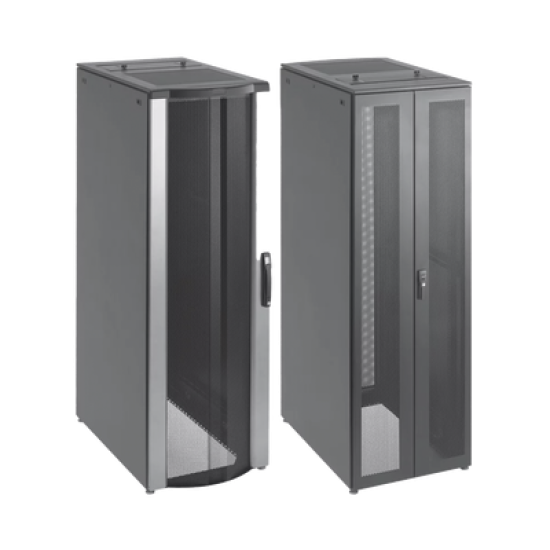 Gabinete de Telecomunicaciones ProLine FloTek PC, 600 mm de Ancho, 1000 mm de Profundidad, 42 UR, Color Negro