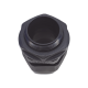 Conector Plástico Negro Tipo Glándula para Rosca NPT 1