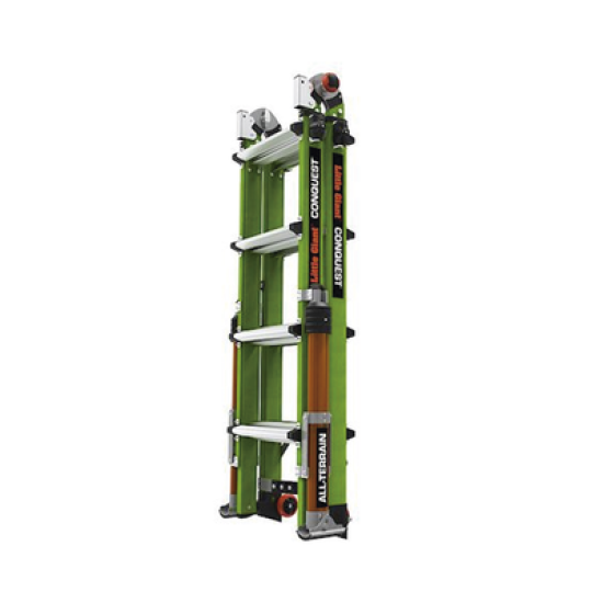 Escalera Multi-Posiciones de 6.7 m (22') para Suelos Inclinados o con Desniveles. 