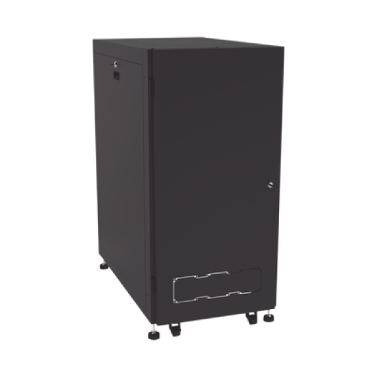 Gabinete Profesional para Telecomunicaciones de 24UR, 600 mm de Ancho x 1000 mm de Profundidad, Se envía el Gabinete Armado.