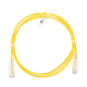 Cable de Parcheo Slim UTP Cat6 - 1.5 m Amarillo Diámetro Reducido (28 AWG)