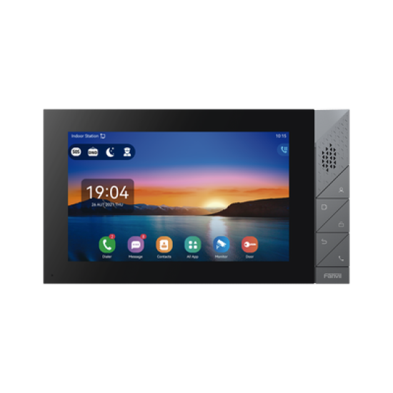 Monitor IP/SIP para interior con Android, Wi-Fi, Bluetooth, pantalla táctil de 7
