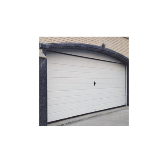 Puerta de Garage de Alta Calidad / Linea Central / Color Blanco 18X7 pies,  AISLADA, Estilo Americana.