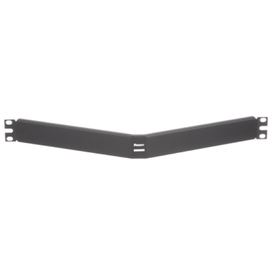 Tapa Ciega Para Rack Estándar de 19in, Angulado, de Acero, 1UR, Color Negro