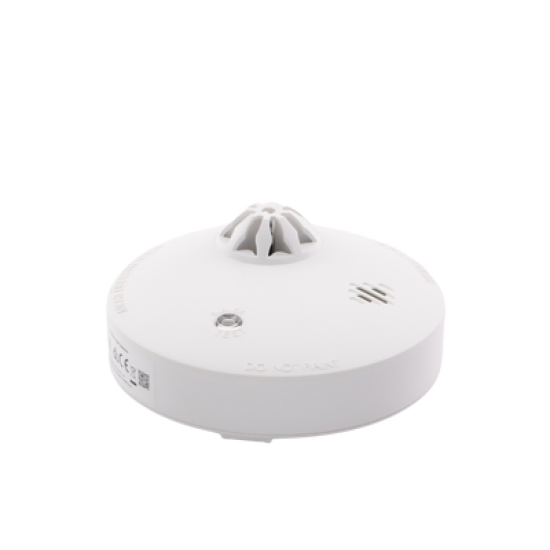 (AX PRO) Detector de Temperatura Inalámbrico para Panel de Alarma HIKVISION / Interior / Soporta Funcionalidad Autónoma / Alerta cuando Excede los 57°C / No compatible con el panel DS-PHA64-LP
