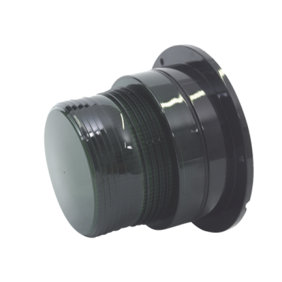 Burbuja Brillante de Larga Vida Útil, con 8 LEDs Color Verde, Domo Verde, 110 Vca