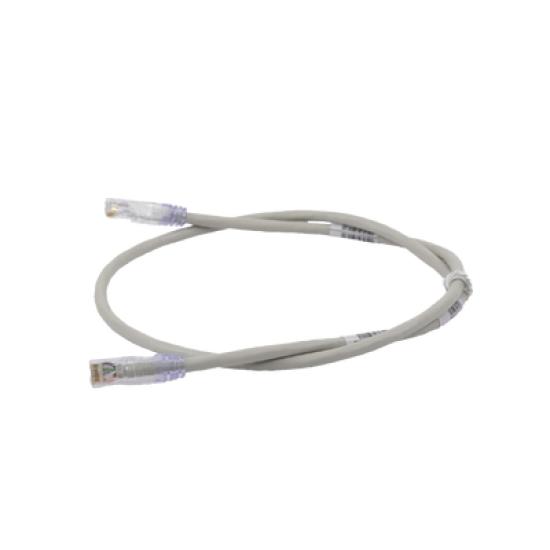 Cable de Parcheo TX6, UTP Cat6, 24 AWG, CM, Color Gris, 3ft