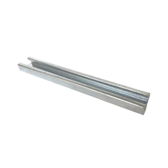 Unicanal liso 4x2, 3000 mm, con acabado Galvanizado por inmersión en caliente