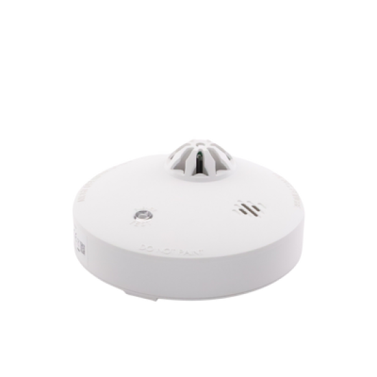 (AX PRO) Detector de Temperatura Inalámbrico para Panel de Alarma HIKVISION / Interior / Soporta Funcionalidad Autónoma / Alerta cuando Excede los 57°C / No compatible con el panel DS-PHA64-LP