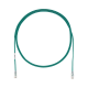 Cable de Parcheo TX6, UTP Cat6, Diámetro Reducido (28AWG), Color Verde, 5ft 