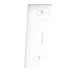Placa de pared modular MAX, de 1 salida, color blanco, version bulk (Sin Empaque Individual)
