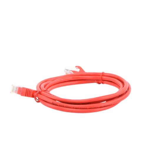 Cable de Parcheo UTP Cat5e - 2.0m. - Rojo