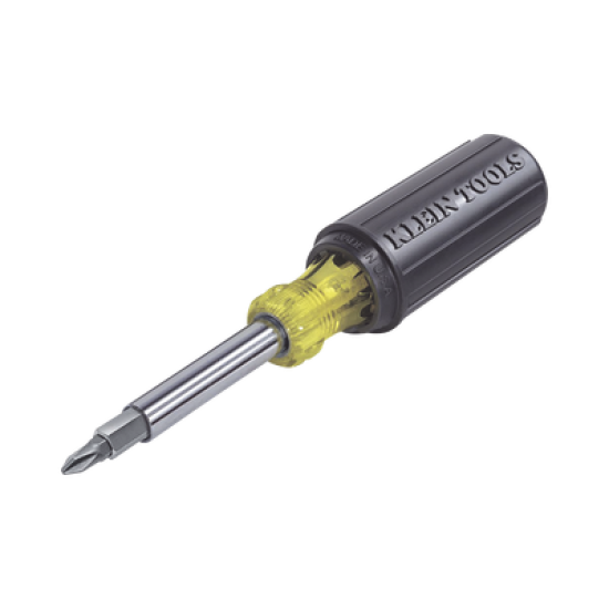 Desarmador Multipunta, 11 en 1, con Puntas Phillips, Ranuradas, Cuadradas y Torx.