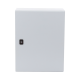 Gabinete de Uso Exterior NEMA 4/12; IP66; IK10, 500 x 400 x 260 mm, De Acero, Color Gris Claro