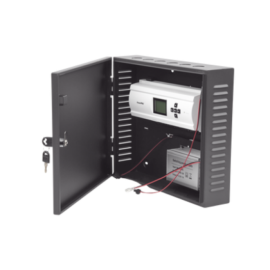 Controlador de Acceso para 2 Puertas / Biometría Integrada / 3,000 Huellas / Incluye Gabinete y Fuente de Alimentación 12Vcc/5A