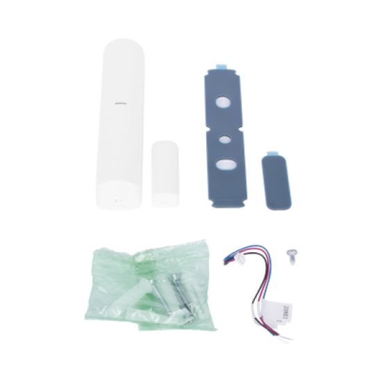 (AX PRO) Detector de Impacto + Magnético Inalámbrico + 2 ZONAS PARA AGREGAR SENSORES CABLEADOS / 3 en 1 / Soporta 2 Zonas Cableadas