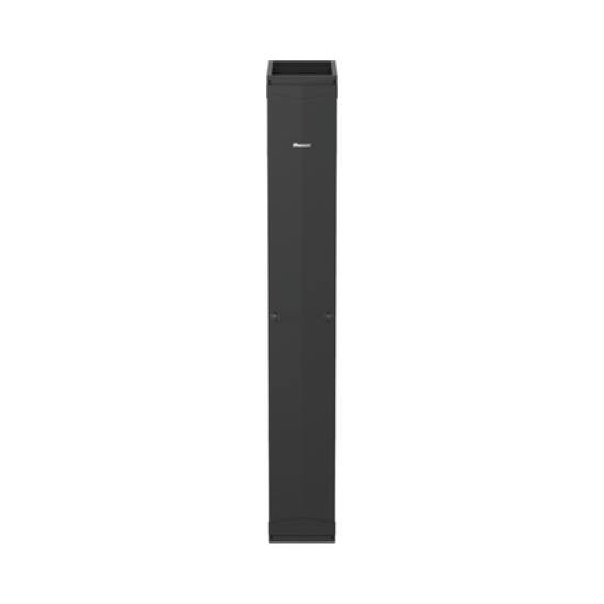 Organizador Vertical PatchRunner™, Doble (Frontal y Posterior), Para Rack Abierto de 45 Unidades, 12in de Ancho, Color Negro