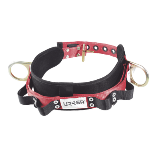 Cinturón para liniero, talla 40, con bandas para porta herramientas y dos anillos tipo D.