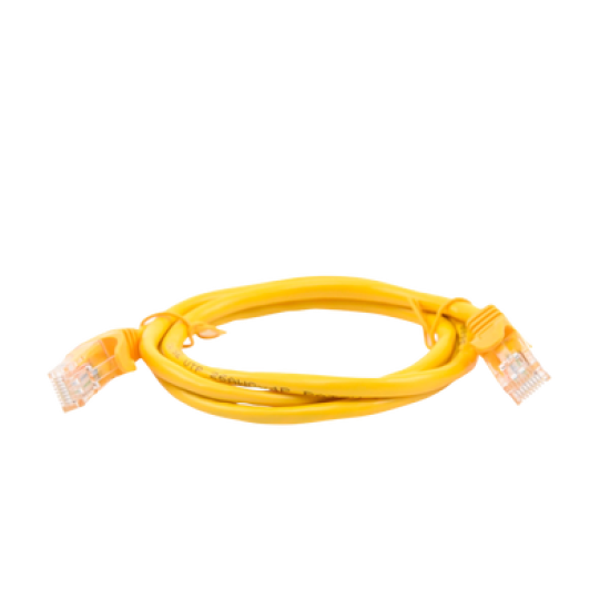 Cable de parcheo UTP Cat5e - 1 m - amarillo