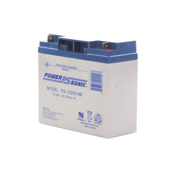 Batería 12V, 20AH, Para Respaldo, Tecnologías AGM/VRLA, 5 Años Vida Útil, Terminales NB2, Reconocida UL  