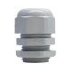 Conector Plástico Blanco Tipo Glándula para Rosca NPT 3/4