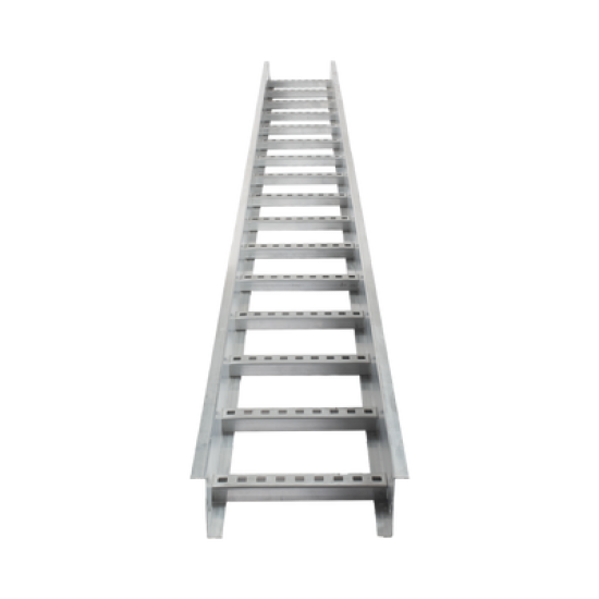 Escalera de Aluminio Portacables / Perfil Z / Peralte 3 1/4