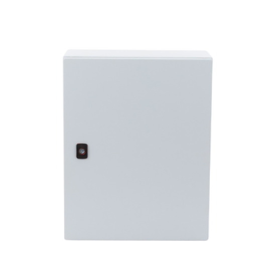 Gabinete de Uso Exterior NEMA 4/12; IP66; IK10, 500 x 400 x 260 mm, De Acero, Color Gris Claro