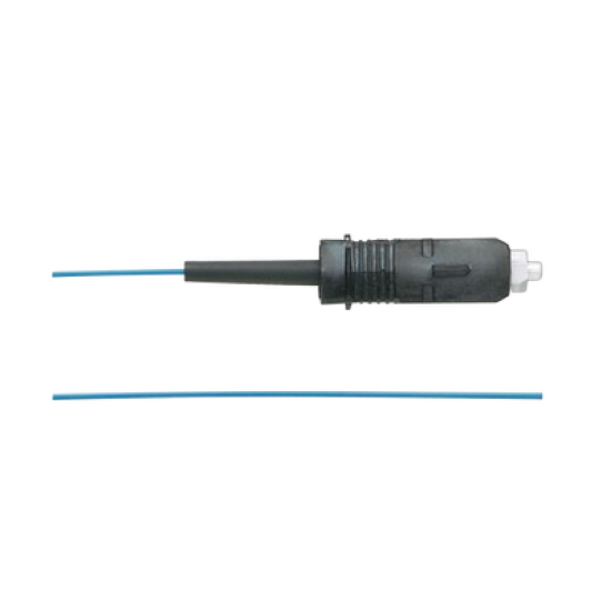 Pigtail de Fibra Óptica SC Simplex, Multimodo OM4 50/125, 900um, Color Aqua, 1 Metro