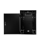 Gabinete de Montaje en Pared TrueEdge™, Con 6 UR para Equipo Activo y 6 UR para Paneles de Parcheo, Fabricado en Acero, Color Negro