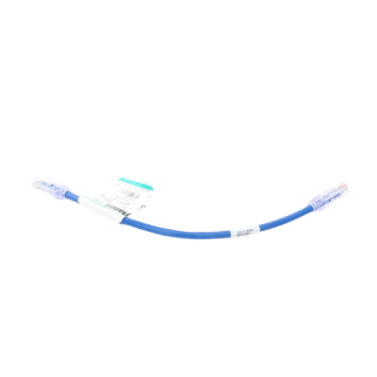 Cable de parcheo UTP Categoría 6, con plug modular en cada extremo - 1 ft (30.48 cm) - Azul