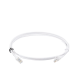 Patch Cord MC6 Modular Cat6 UTP, CM/LS0H, 7ft, Color Blanco, Diámetro Reducido (28AWG), Versión Bulk (Sin Empaque Individual)