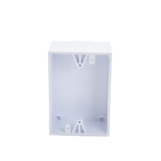 Caja trasera de montaje color blanco para Estaciones de Parada STOPPER