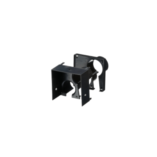 Tapa con 2 Salida a Tubo Corrugado de 1.5in (38mm), Para uso con Canaletas 4X4 FiberRunner™, Color Negro