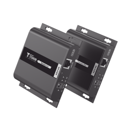 Kit Extensor HDMI para distancias de 120 metros / Resolución 4K @ 30Hz / Cat 6 / Soporta conexión Uno a Uno y Uno a Muchos / Soporta hasta 253 Rx / Baja Latencia / Uso 24/7 / Soporta HDbitT / Compatible con Switch Gigabit
