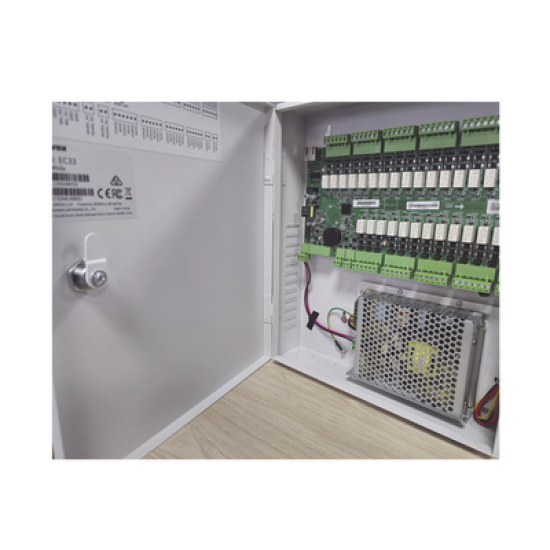 Controlador de Elevador IP Para 32 Pisos / Gestión 100% en la Nube / Interfaz Web / Pases Temporales desde App / Activación de Pisos desde App/ Wiegand / POE / 20,000 Tarjetas /100,000 Eventos / Compatible con Videoporteros Akuvox