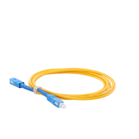 Jumper de Fibra Óptica Monomodo SC/UPC-SC/UPC Simplex de 2 metros,  3mm