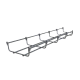 Charola Bimetálica Tipo Malla 33/100 mm, Ideal Para Utilizarse al Exterior o Zonas Húmedas, Hasta 53 Cables Cat6, Tramo de 3 Metros