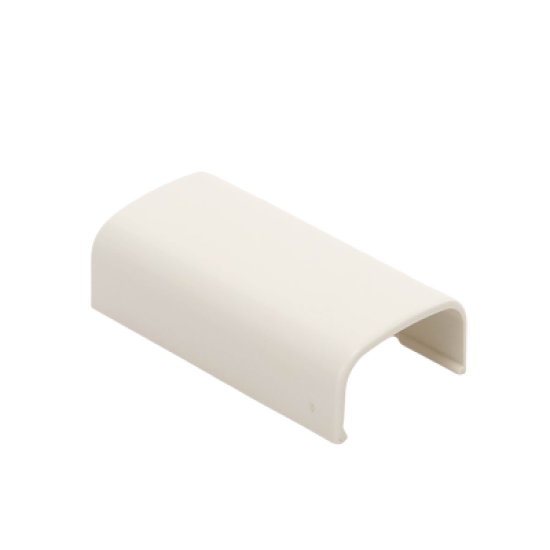 Unión recta, para uso con canaleta LD5, material ABS, Color Blanco Mate