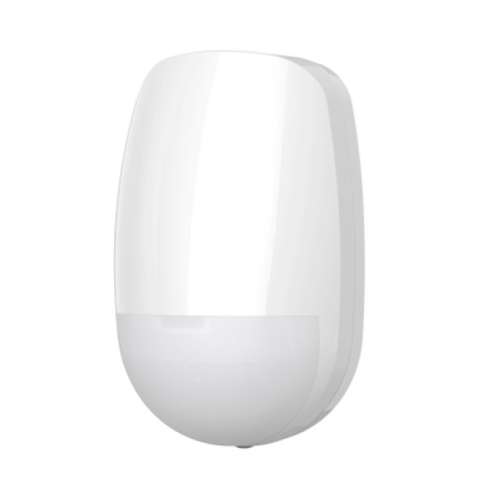 (AX PRO) Detector PIR Inalámbrico de Doble Tecnología / Inmunidad a Mascotas / Rango de Detección de 12 mts / Angulo de 85.9° de Cobertura